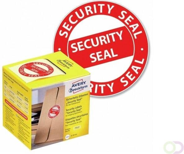 Avery Zweckform Beveiligingsetiketten Security Seal doosje van 125 stuks